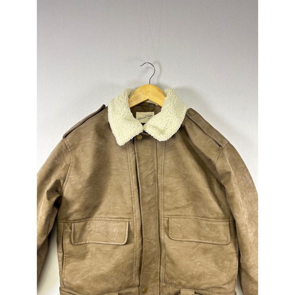 Universal Thread Bomber Jacket Womens Medium Brow… - image 4